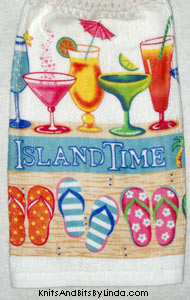 island time hanging had towel