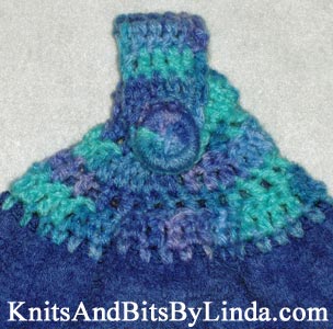 Country Blue kitchen hand towel