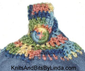 Country Blue kitchen hand towel