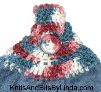 Country Blue kitchen hand towel