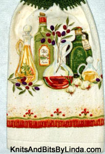 calamata olives  kitchen hand towel