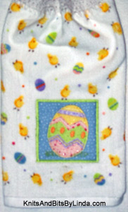 chicks & eggs hand towel