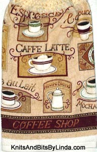 coffee shop hanging hand towel