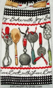 Cook with Love kitchen towel