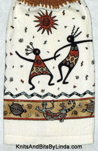 desert legends hanging kitchen hand towel