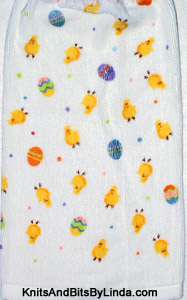 Spring flowers and Easter eggs hand towel