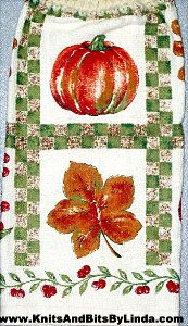 fall harvest hanging hand towel