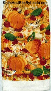 Pumpkin Patch Kitchen Hand Towel