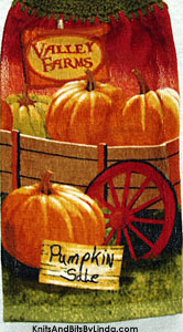 Valley Farms pumpkons for sale hand towel