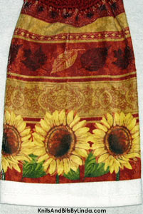 fall sunflowers 4 autumn hand towel