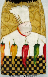 hot chef hanging hand towel