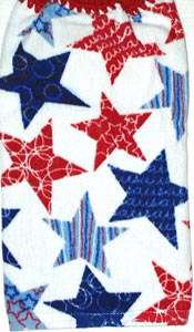large patchwork patriotic stars