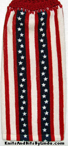 stars and stripes Americana hand towel