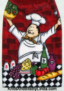 seasoned chef hanging hand towel
