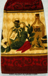 tuscan olive oil hand towel