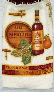 wine cellar hand towel