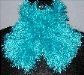 Fun Fur Turquoise keyhole scarf