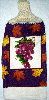 Fall Leaves & Grapes Kitchen Hand Towel