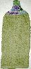 sage green 3 hanging hand towel