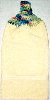 Yellow with Summer Breeze kitchen hand towel