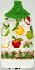 varites of apples hand towel