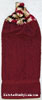 Choco-Cherry Burgundy  Kitchen hand towel