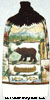 cabin fever terry hand towel