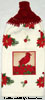 cardinal 2 Christmas hand towel