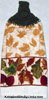 border of leaves  Kitchen Hand Towel