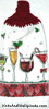holiday drinks kitchen hand towel