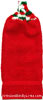 Christmas colors used on solid red hand towel