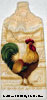 French rooster on a kitchen hand towel