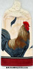 rooster on hanging kitchen hand towel