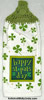 happy St Patricks Day kitchen hand towel