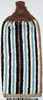 blue and brown stripe hand towel