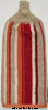 rust-red stripe hand towel