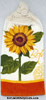 sunflower hanging kitchen hand towel