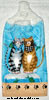 two cats kitchen hand towel