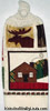 cabin in the woods hand towel