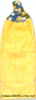 yellow solid hand towel
