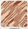 shaded browns cotton dish cloth
