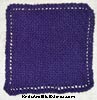 purple cotton dish cloth