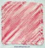 strawberry ombre knitted cotton dish cloth