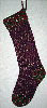 Purple body stocking with multi top, heel and toe