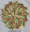juanita rose petal cotton dish cloth