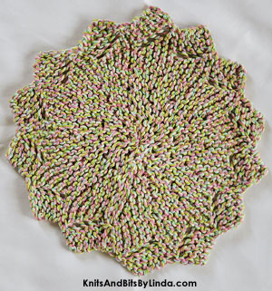 lava lamp twist cotton dish cloth