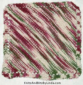 smoky wine cotton dish cloth large