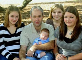 Dean with neices and nephew