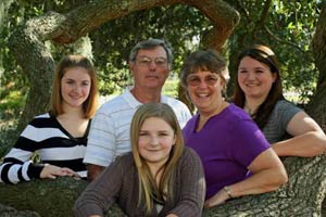 Ken & Linda with granddaughters