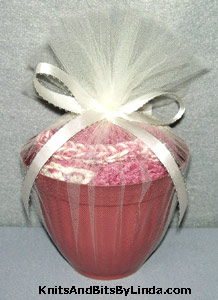 potpourri scrubbie set in rose pink